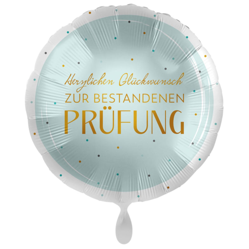 18"/Ø43cm Folienballon "Glückwunsch zur Prüfung"