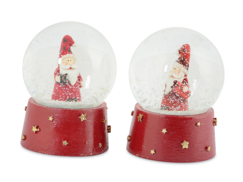 Schneekugel "Santa stehend" | 9,5 cm | sortiert