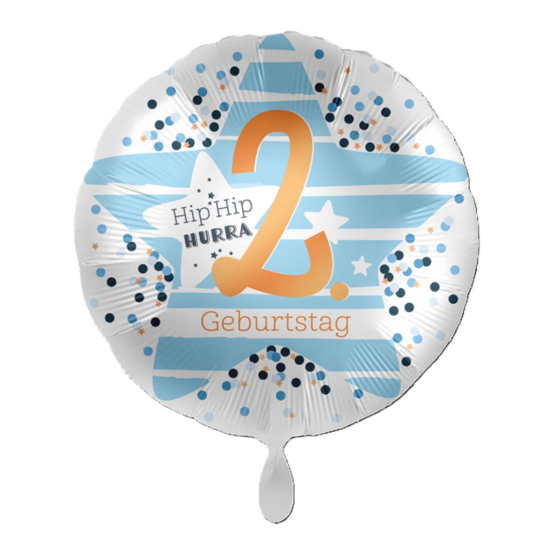 18"/Ø43cm Folienballon  "Hip Hip Hurra" #2