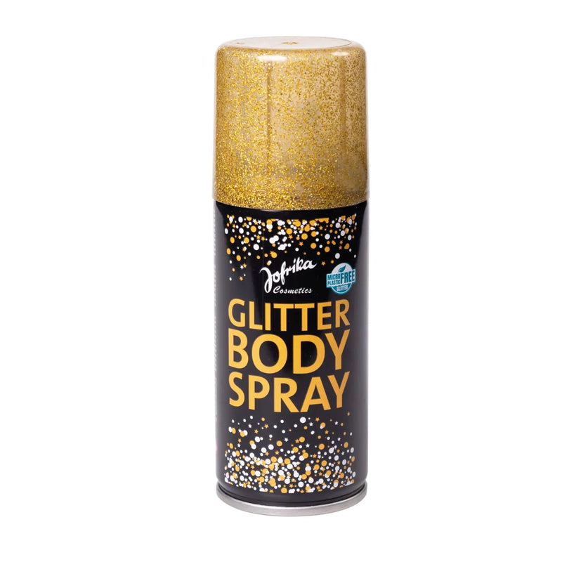 Jofrika Glitter Body Spray 100 ml Mikroplastikfrei | Gold