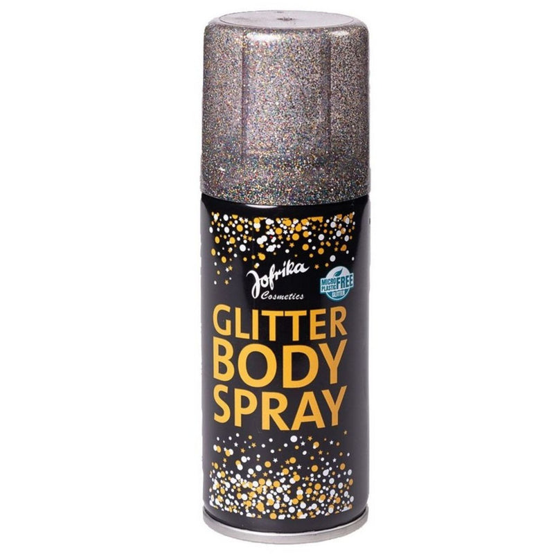 Jofrika Glitter Body Spray 100 ml Mikroplastikfrei | Regenbogen