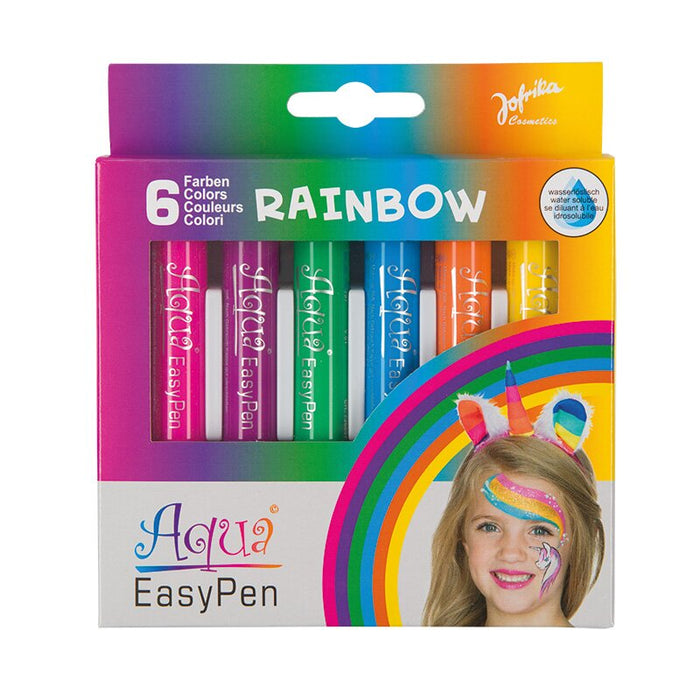 Jofrika Aqua Easy Schminkstifte 6Stk. | Rainbow