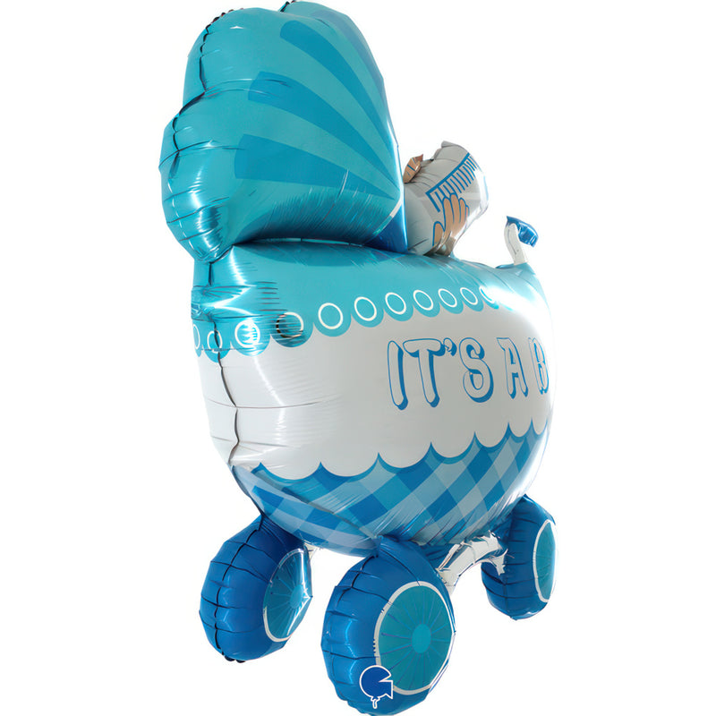 42"/107cm 3D Folienballon Its A Boy Buggy