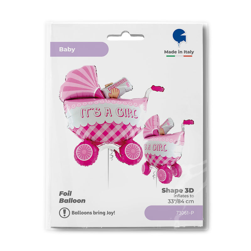 ABC3D Its A Girl Buggy 107 cm