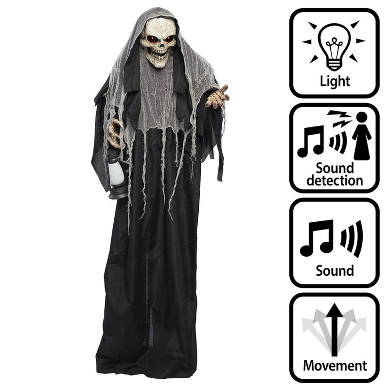 Halloween Figur "Shining Reaper" Animiert | 180 cm