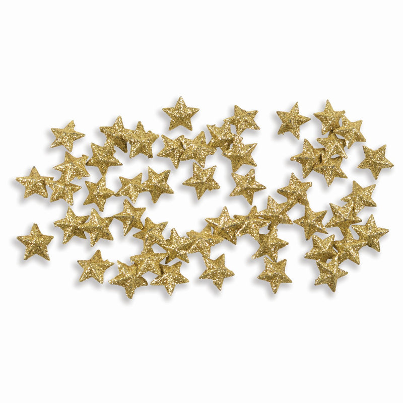 Riffelmacher Streudeko Sterne 1,5 cm 74026 | Gold - Weihnachten