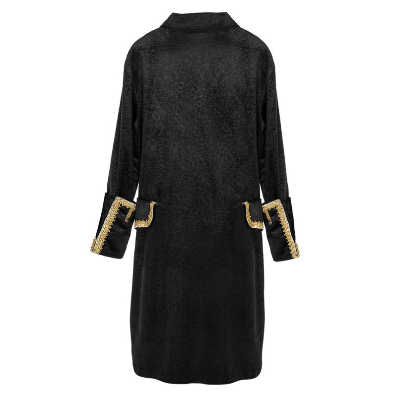 Piraten Kostüm Jacke für Herren | Schwarz Gold