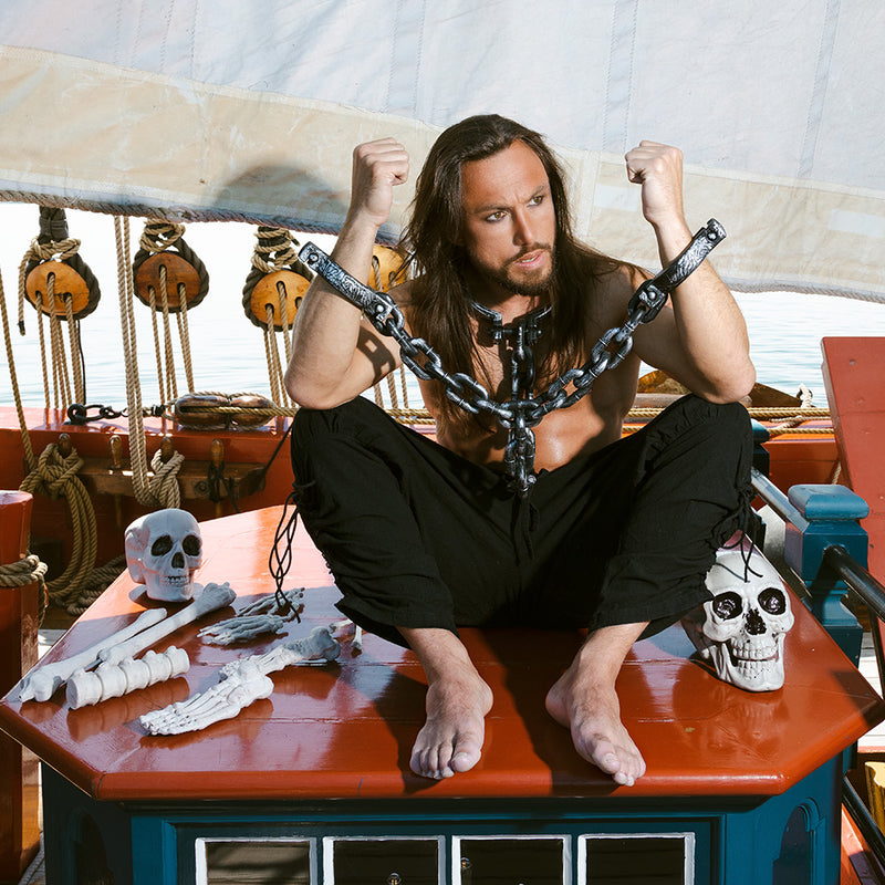 Totenkopf Schädel "Maxilla" beweglich - 17 x 17 x 24 cm | Halloween Dekoration