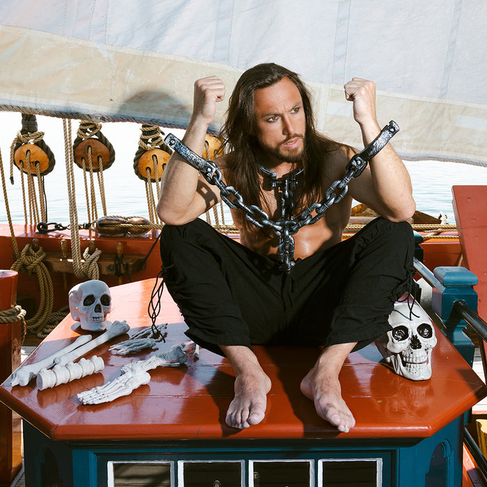 Totenkopf Schädel "Maxilla" beweglich - 17 x 17 x 24 cm | Halloween Dekoration