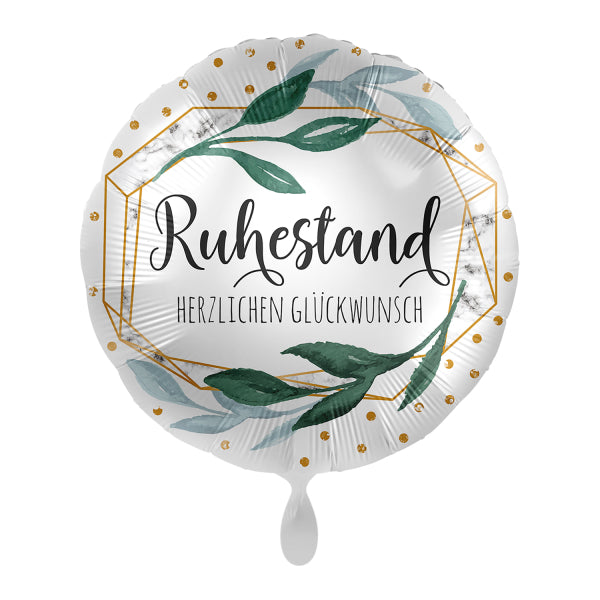 18"/Ø43cm Folienballon "Ruhestand"
