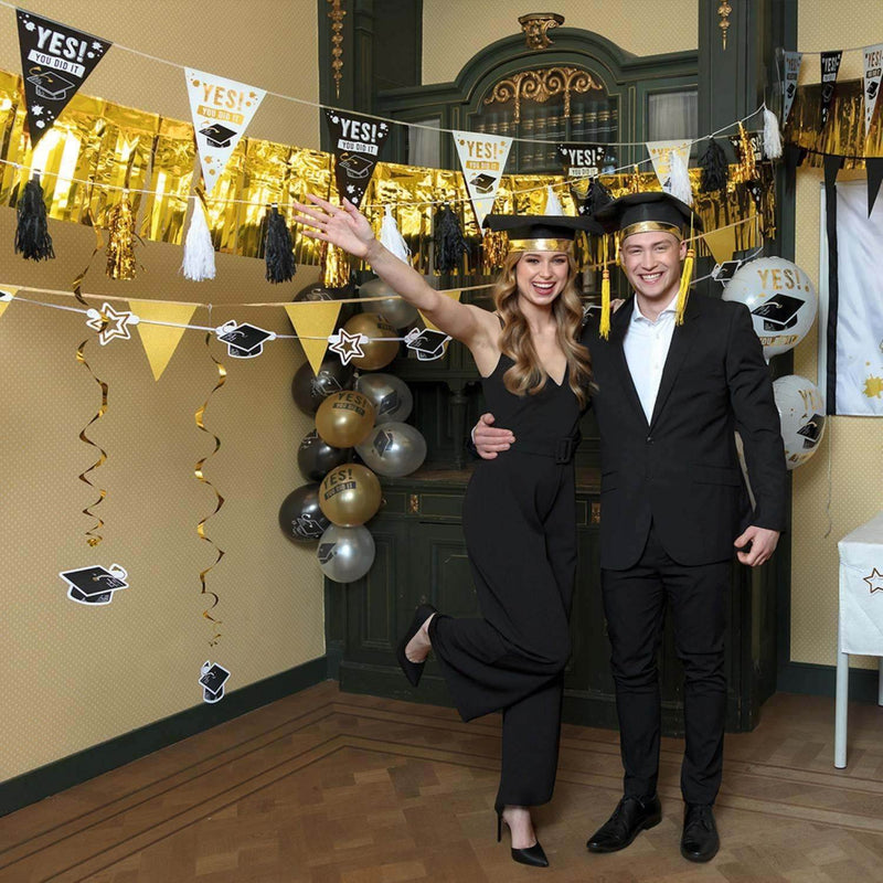 Fransengirlande 600 cm | Metallic Gold