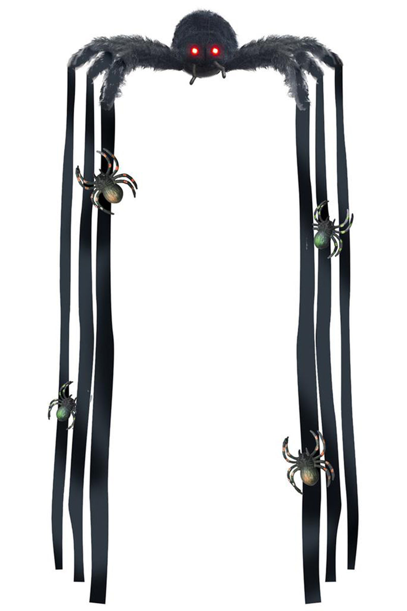 XL Spinne Animiert - 90 cm | Schwarz