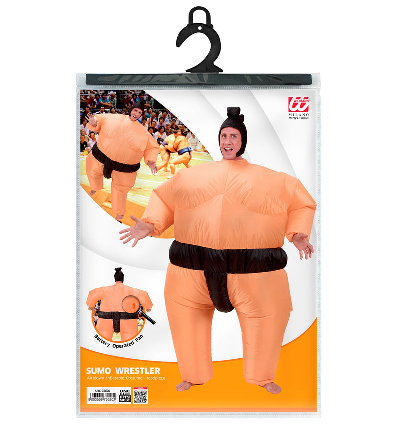 Spaßkostüm "Aufblasbarer Sumo-Ringer" für Erwachsene
