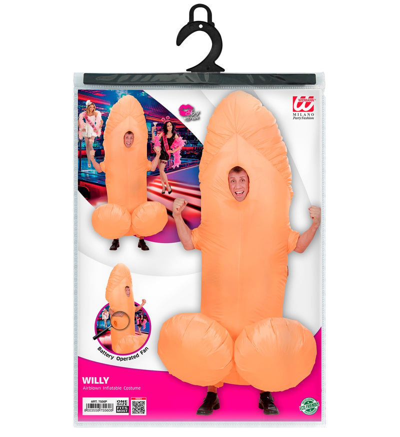 Spaßkostüm "Aufblasbarer Willy" für Erwachsene