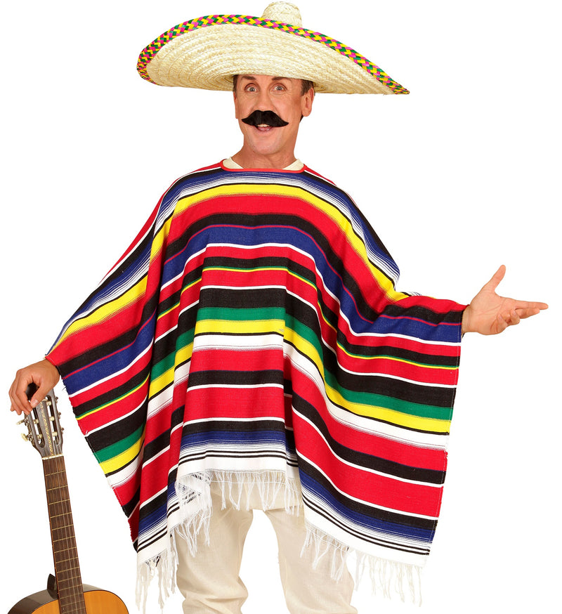 Mexikaner Kostüm Poncho "Pedro" | Bunt