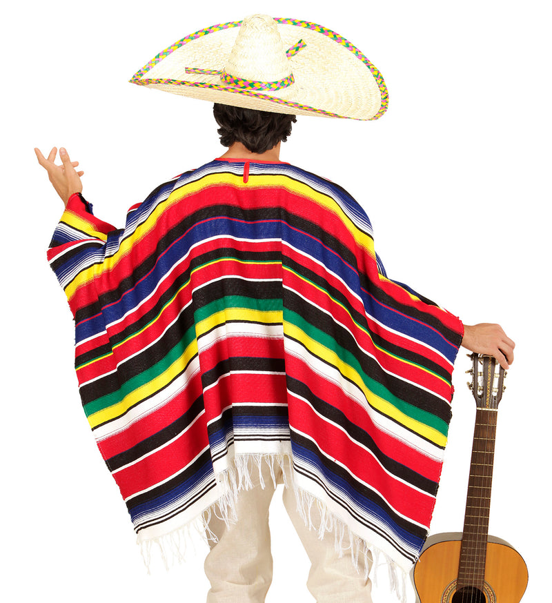 Mexikaner Kostüm Poncho "Pedro" | Bunt