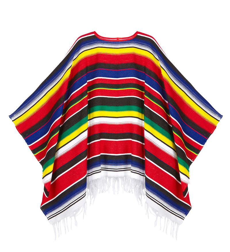 Mexikaner Kostüm Poncho "Pedro" | Bunt