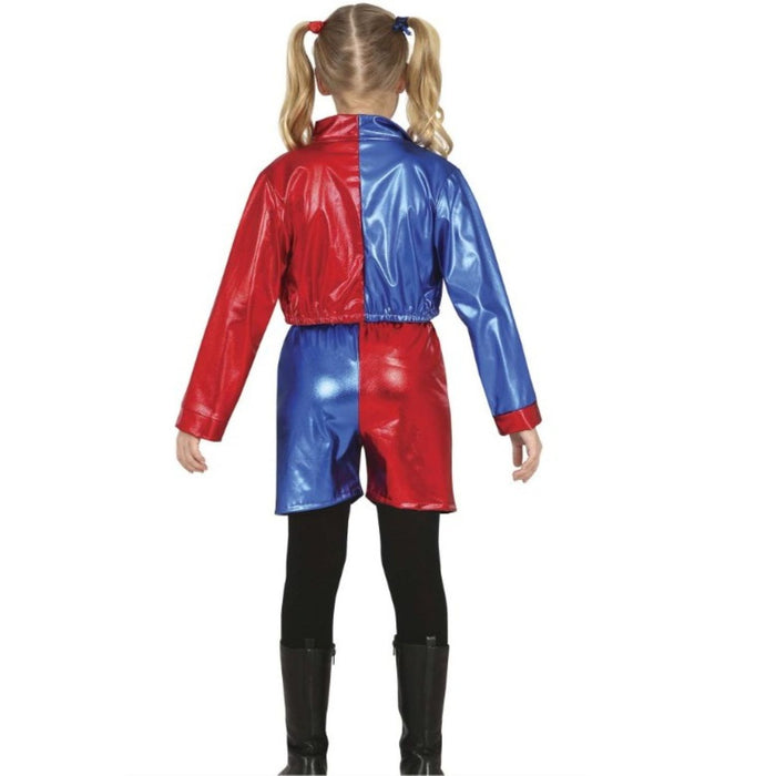 Kostüm "Harlekin Metallic" für Mädchen | Jacke, Hose und T-Shirt