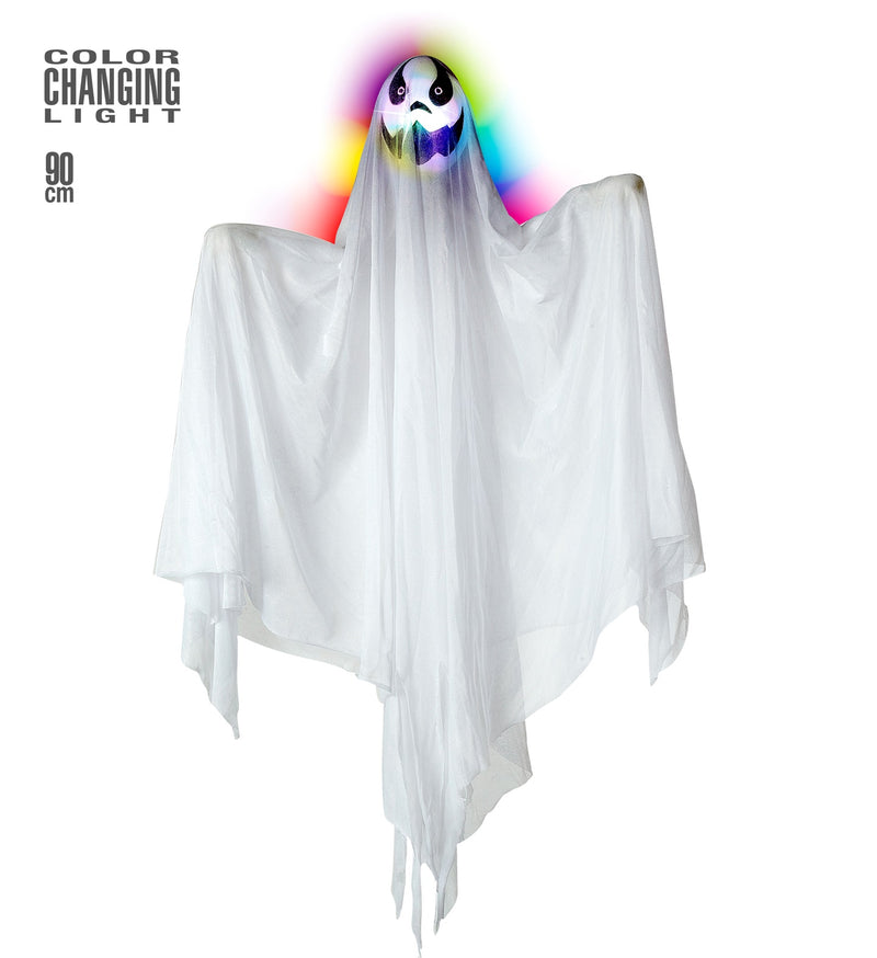 Hängefigur "Gespenst" 90 cm | Farbwechsel Leuchteffekt