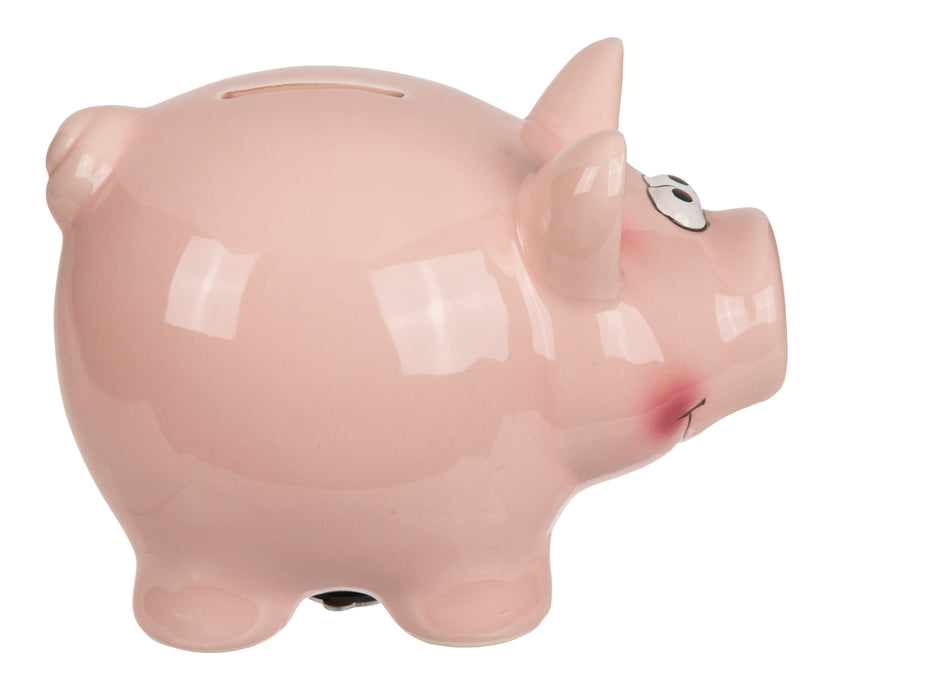 Spardose mit Schloss Schwein