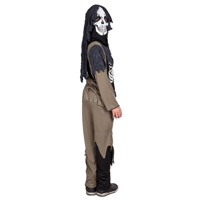 Kostüm Kid Zombie Skelett 7-9 J.