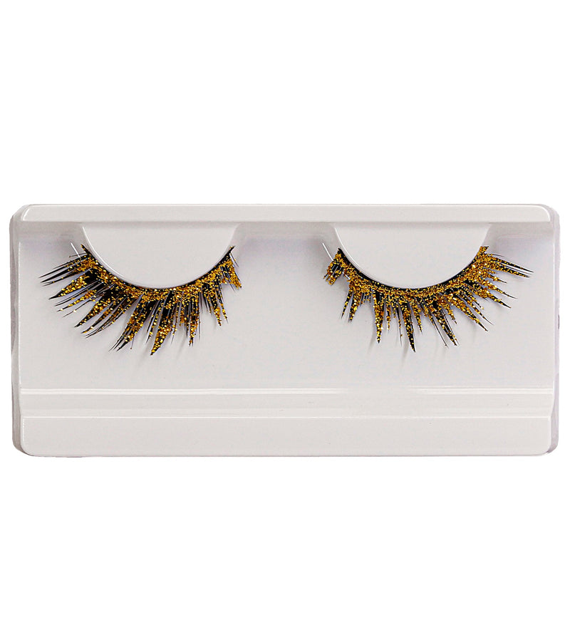 Künstliche Wimpern Glitter | Gold