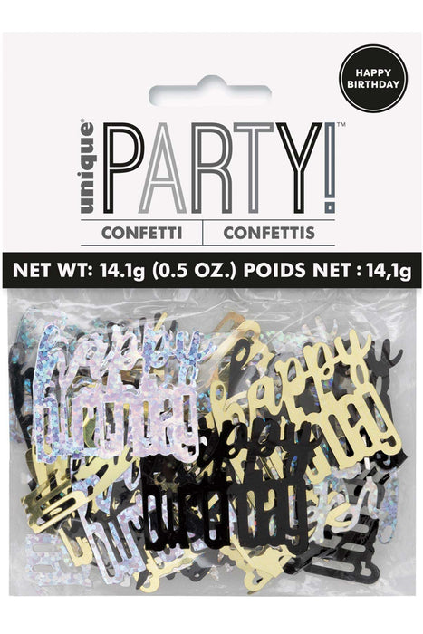 Konfetti FL Glitz 14g #HB Schwarz