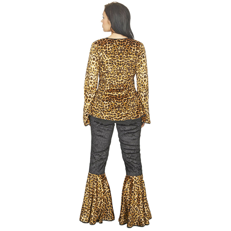 70er Jahre Kostüm "Tiger Lilly" | Leoparden Anzug für Damen