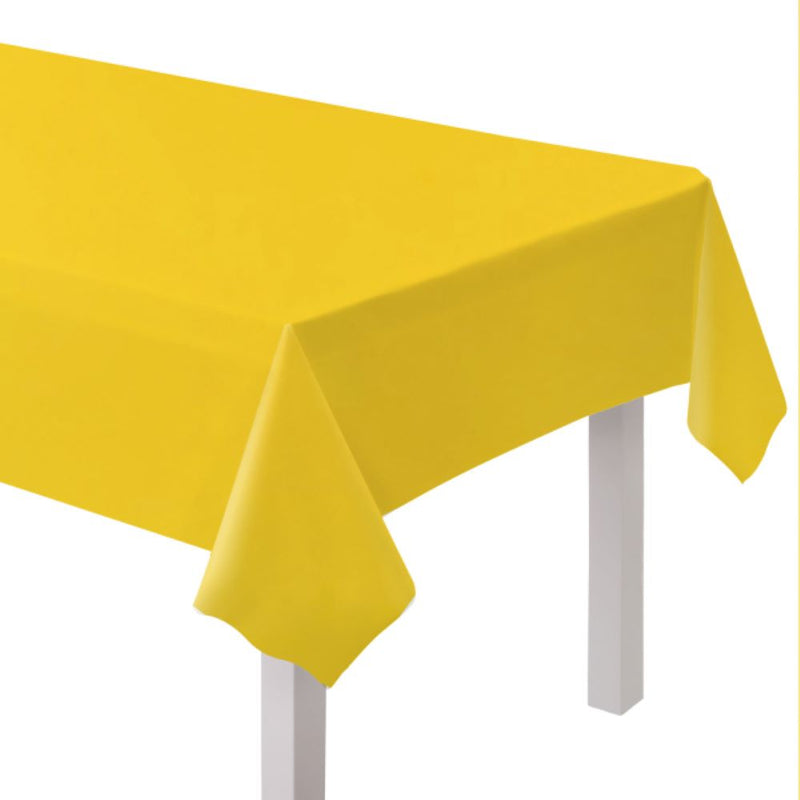 Papier Tischdecke Unifarben 137x274cm | Buttercup