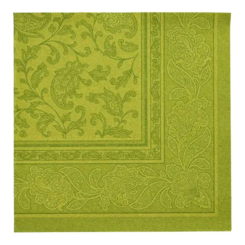 Servietten RC "Ornaments" 40x40cm/20Stk. | Olivgrün