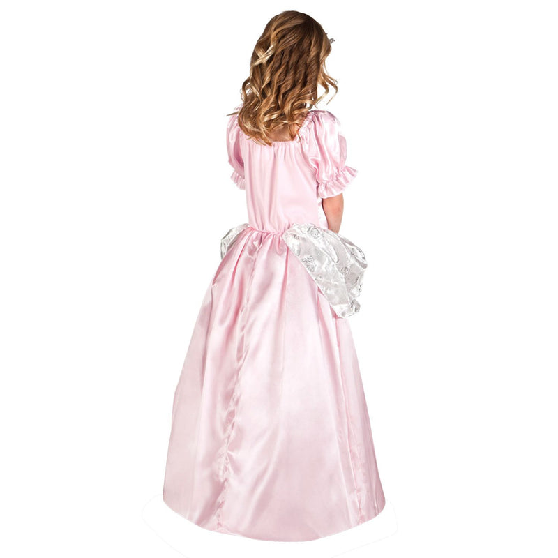 Prinzessin "Rosabel" Kostüm für Mädchen | Rosa - Kleid mit Tiara