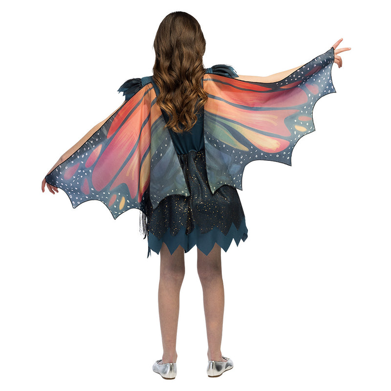 Schmetterling "Fantasy fairy" Kostüm für Mädchen | Mehrfarbig