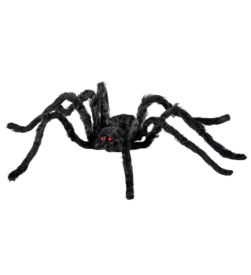 Halloween Dekoration "Riesige Haarige Spinne" - 75 cm | Schwarz