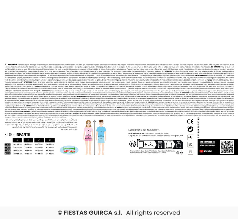 Kostüm Kid Zombie Chirurg 10-12J.