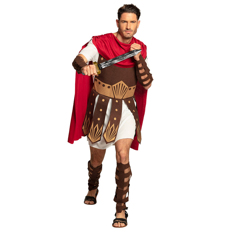 Gladiator Kostüm für Herren Gr. M/L | Mehrfarbig