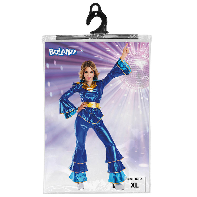 80er Jahre Queen "Dance" Kostüm für Damen | Blau