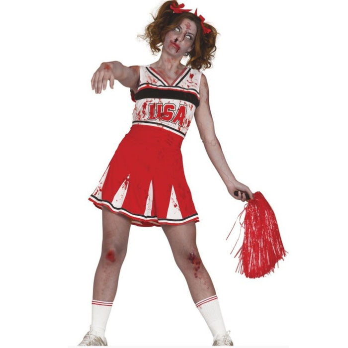 Kostüm "Zombie Cheerleader" für Damen | Kleid