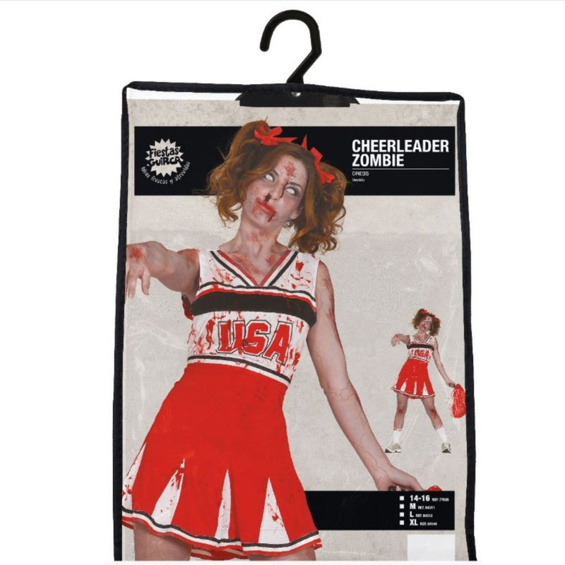 Kostüm "Zombie Cheerleader" für Damen | Kleid