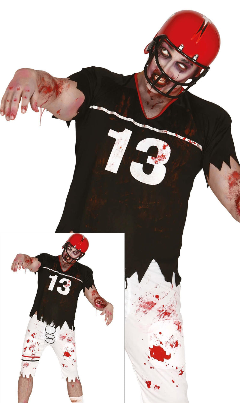 Kostüm Zombie Footballspieler (Shirt,Hose) Gr.M
