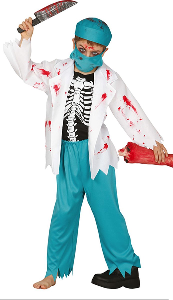 Kostüm Kid Zombie Chirurg 7-9J.