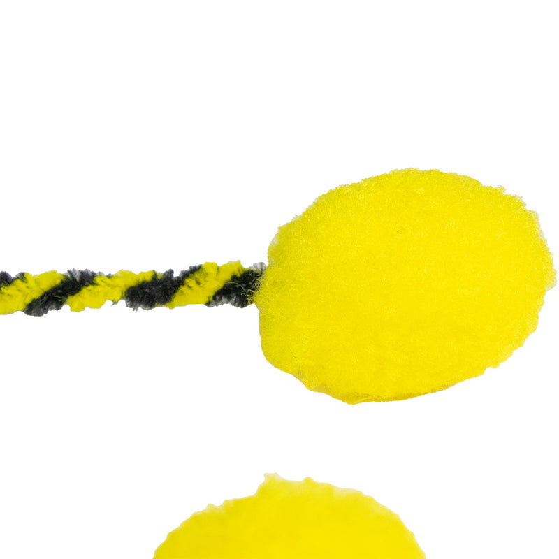 Bienen Haarreif zum Kostüm mit gelben Bommeln