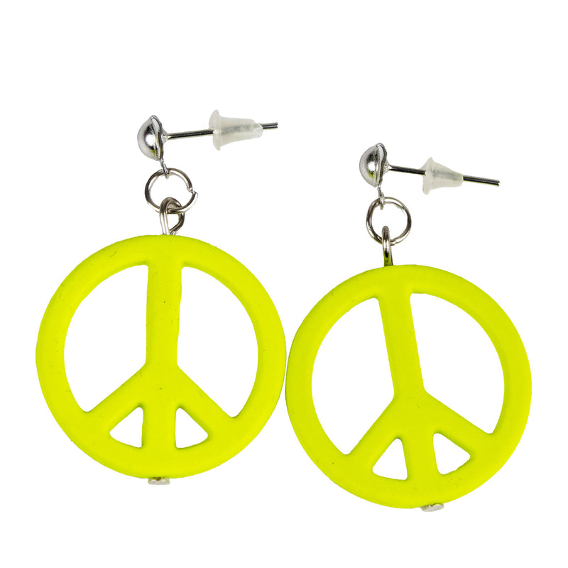 Hippie Peace Schmuck Set 3-tlg. | Gelb