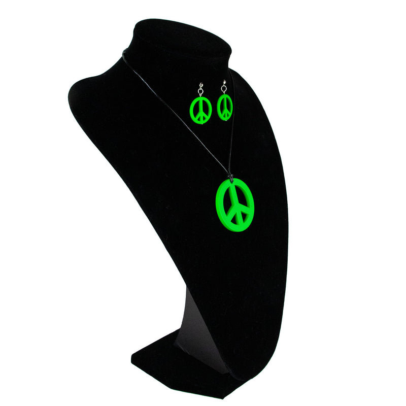 Hippie Peace Schmuck Set 3-tlg. | Grün