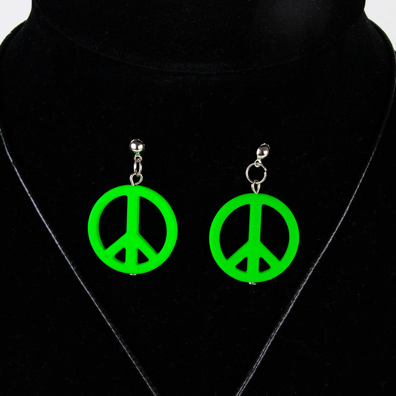Hippie Peace Schmuck Set 3-tlg. | Grün
