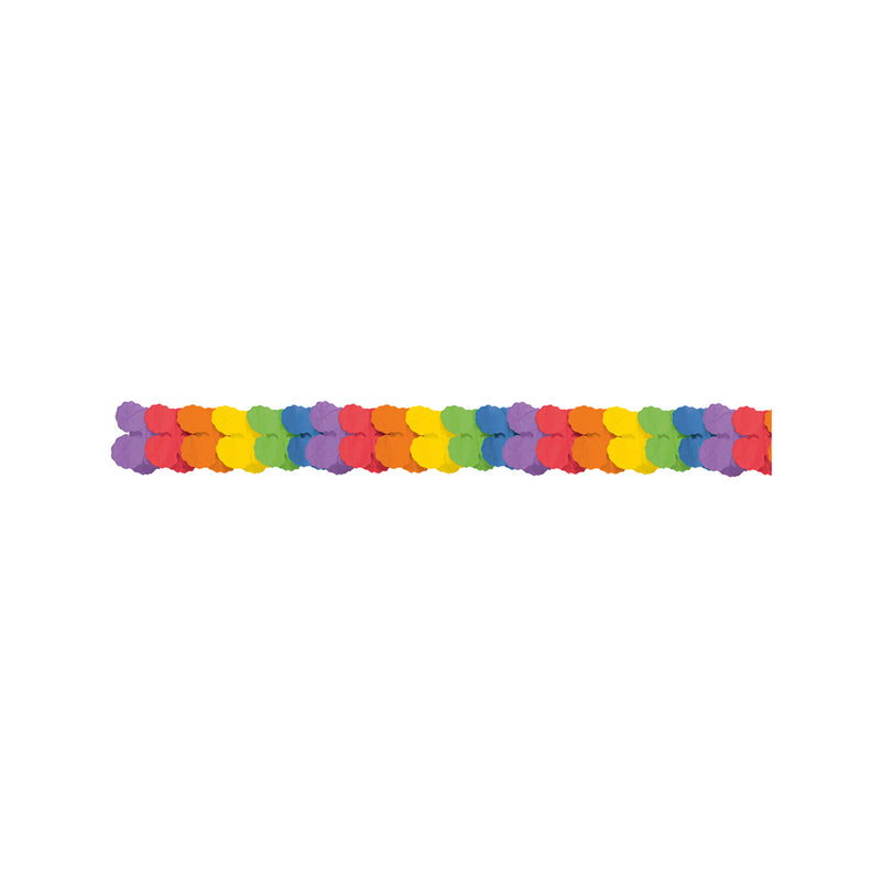 Papier Girlande 365 x 17cm | Regenbogen