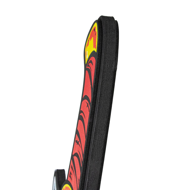 Schaumstoff Piraten Säbel zum Kostüm 53 cm | Grau Rot