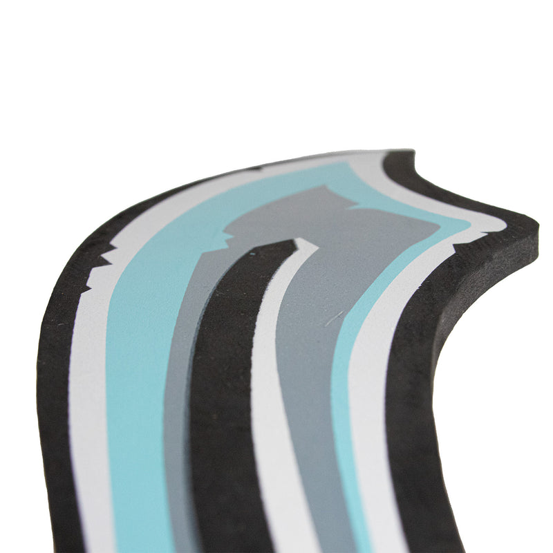 Schaumstoff Piraten Säbel zum Kostüm 53 cm | Grau Rot