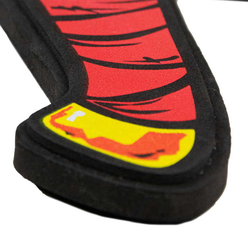 Schaumstoff Piraten Säbel zum Kostüm 53 cm | Grau Rot