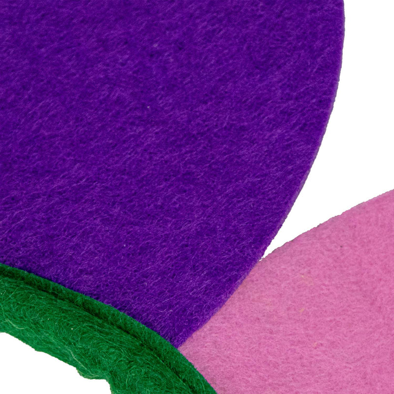 Bunter Blüten Haarreif zum Blumen Kostüm | Party Zubehör Clown