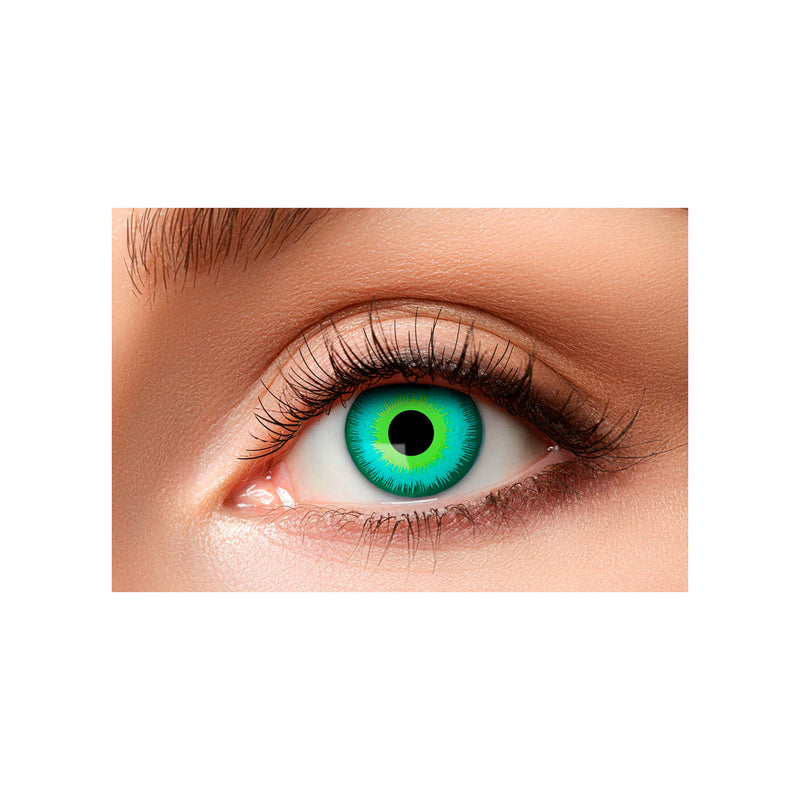 One Week Motiv Kontaktlinsen "Magic Green Eye" | Grün (w90)